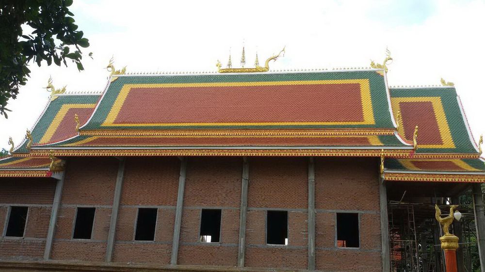 ผลงานติดตั้งกระเบื้องมุงหลังคาเซรามิคสโตนมาร์ค ภาพที่ 5